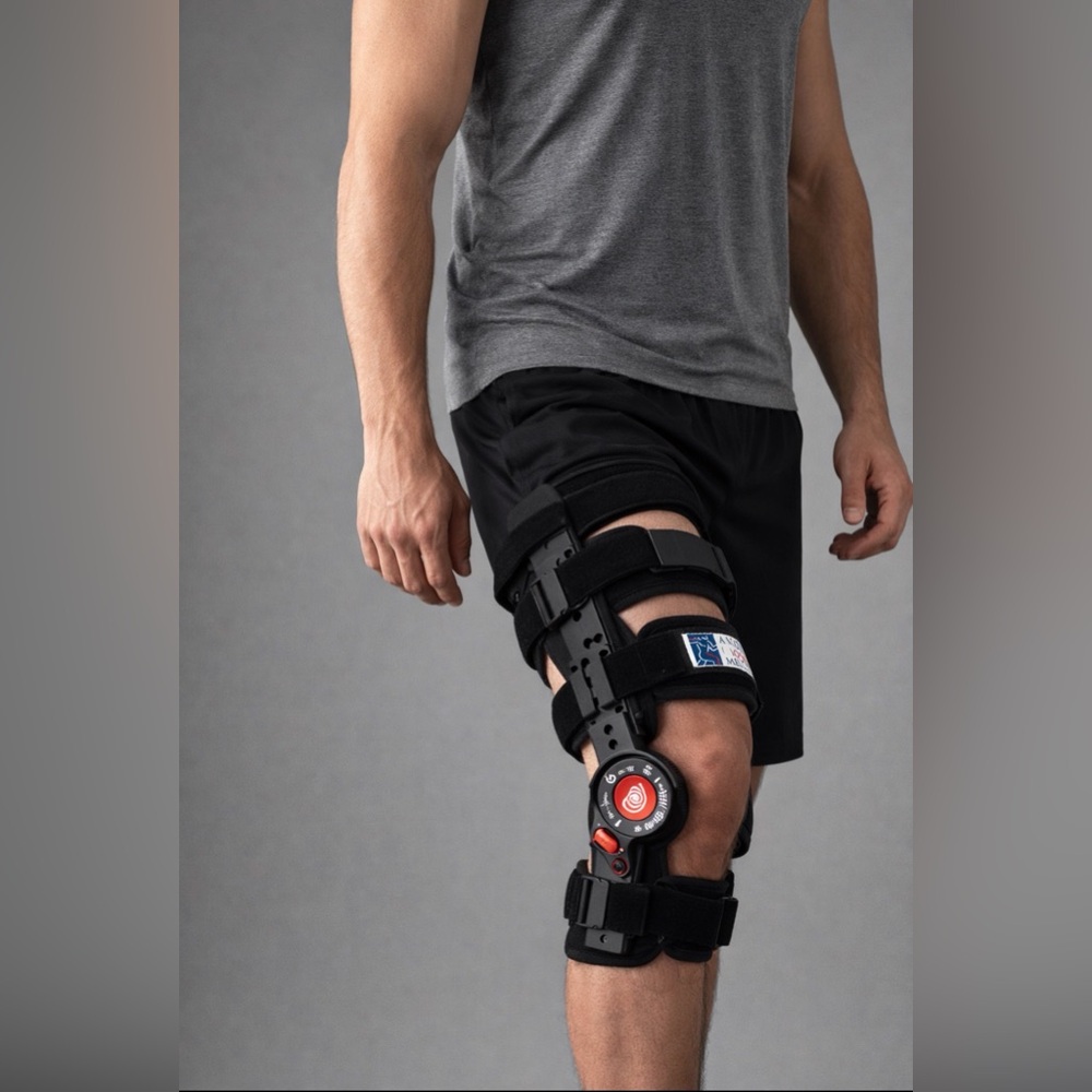 Austin Sports Medicine ROM Hinged Brace Adjustable Knee Elbow(F128)